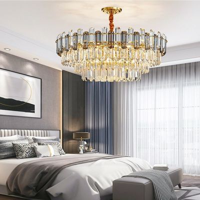 Krystalicznie czysta luksusowa nowoczesna lampa wisząca dekoracja Vintage