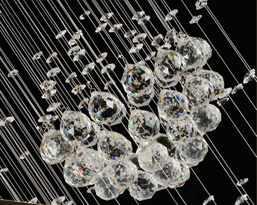 Luksusowy nowoczesny wiszący kryształowy wisiorek światła LED do wystroju domu