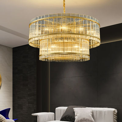 Żyrandol Nowoczesna lampa wisząca Żelazne szkło artystyczne do salonu
