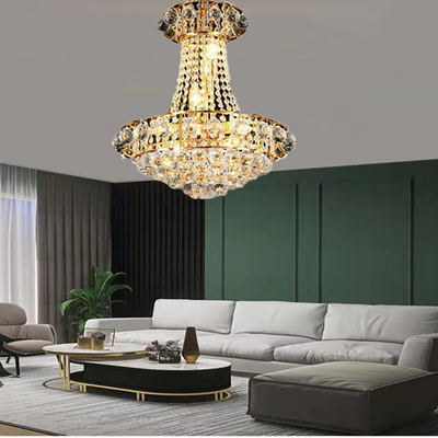 Luksusowa, nowoczesna lampa wisząca Raindrop Led AC265V Led Crystal Żyrandol