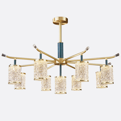 Artystyczny skandynawski projekt Kryształowe wiszące lampy wiszące kryty nowoczesny styl