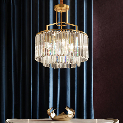 Artystyczna willa Nowoczesna kryształowa lampa wisząca Dekoracja ślubna