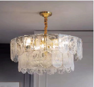 bar prosta moda hotel projekt sypialnia luksusowa kryształowa lampa wisząca