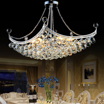 Wisząca kryształowa lampa wisząca LED do salonu Hotel H360mm